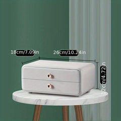 Large Capacity Cosmetics Storage Box Desktop Drawer Dustproof Rack