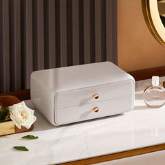 Large Capacity Cosmetics Storage Box Desktop Drawer Dustproof Rack