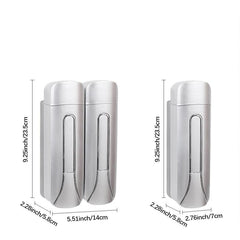 400ml Wall Soap Dispenser Manual Press Hand Sanitizer Shampoo Shower Gel