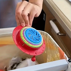 2pcs Silicone Sink Drain Strainer Cartoon Sink Drain Basket