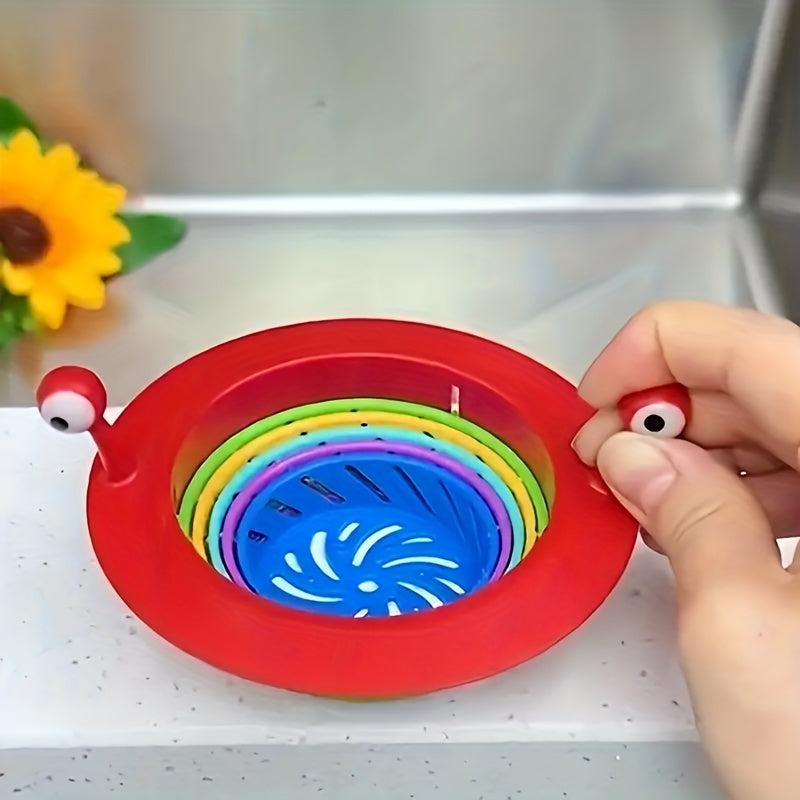 2pcs Silicone Sink Drain Strainer Cartoon Sink Drain Basket