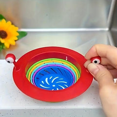 2pcs Silicone Sink Drain Strainer Cartoon Sink Drain Basket