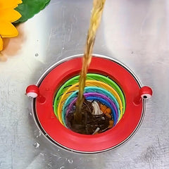 2pcs Silicone Sink Drain Strainer Cartoon Sink Drain Basket