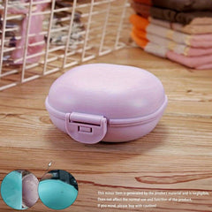 Portable Soap Box with Lid Travel Holder for Soap