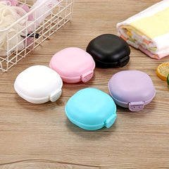 Portable Soap Box with Lid Travel Holder for Soap
