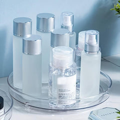 Transparent Rotating Cosmetic Rack Storage Tray Multifunctional Organizer