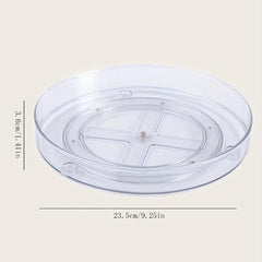 Transparent Rotating Cosmetic Rack Storage Tray Multifunctional Organizer