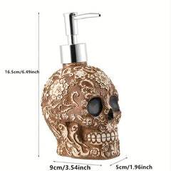 Skull Head Soap Dispenser 300ML Vintage Lotion Shower Gel Pump Bathroom Shampoo