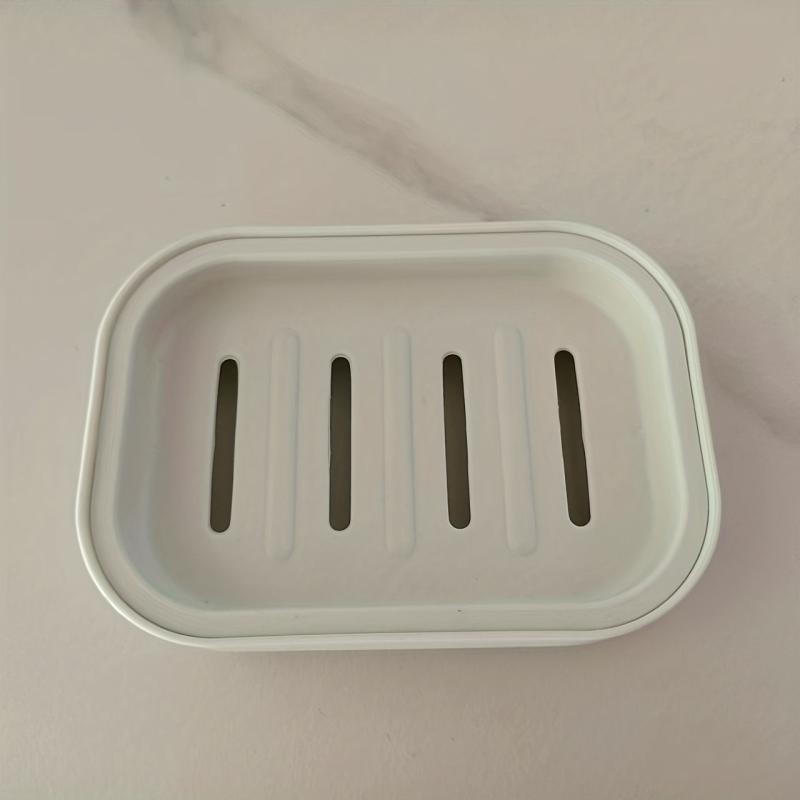 Double Layer Soap Dish Plastic Drain Soap Tray Multifunctional Soap Storage Rack