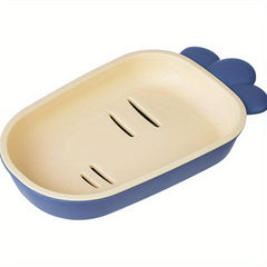 Portable Cartoon Soap Storage Box Household Drain Soap Organizer