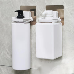 Wall Mounted Shower Gel Shampoo Soap Dispenser Rack Easy Installation