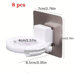 Wall Mounted Shower Gel Shampoo Soap Dispenser Rack Easy Installation