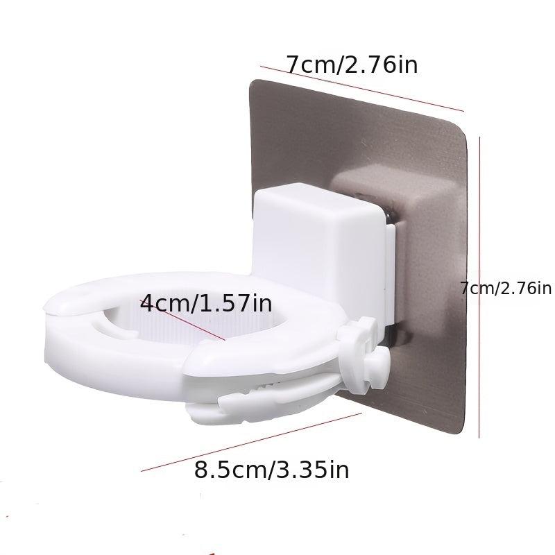 Wall Mounted Shower Gel Shampoo Soap Dispenser Rack Easy Installation