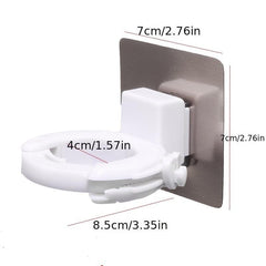 Wall Mounted Shower Gel Shampoo Soap Dispenser Rack Easy Installation