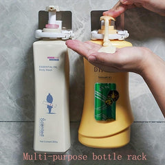 Wall Mounted Shower Gel Shampoo Soap Dispenser Rack Easy Installation