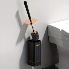 Wall Mounted Toilet Brush With Holder Long Handle No Dead Corner