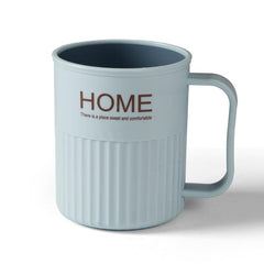 Plastic Mouthwash Cup with Toothbrush Holder - Convenient Bathroom Accessory
