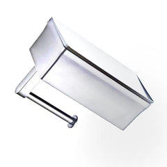 Toilet Paper Holder with Storage Box Stainless Steel Bathroom Tissue Rack