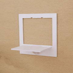 PVC Wall Mounted Makeup Organizer Hanging Shelf for Cosmetics Storage