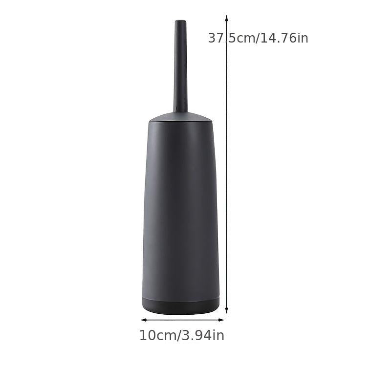 Long Handle Toilet Brush & Holder - Household Scrubbing Cleaning Brush