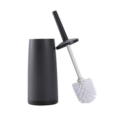 Long Handle Toilet Brush & Holder - Household Scrubbing Cleaning Brush