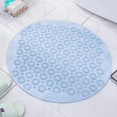Round Non Slip Shower Mat Strong Suction Bath Mats