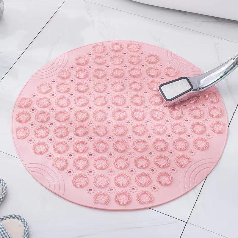 Round Non Slip Shower Mat Strong Suction Bath Mats
