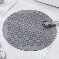 Round Non Slip Shower Mat Strong Suction Bath Mats
