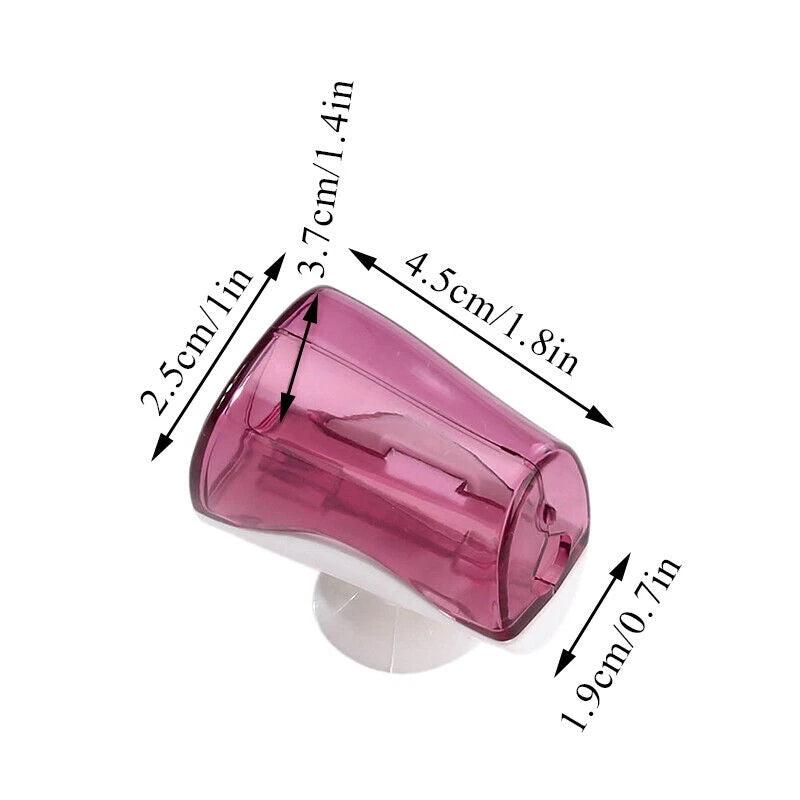 Toothbrush Holder Protector Set Wall Mounted Bathroom Accessory