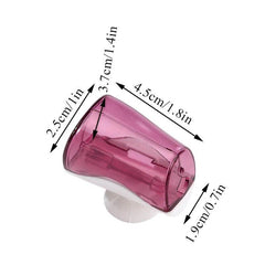 Toothbrush Holder Protector Set Wall Mounted Bathroom Accessory