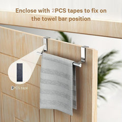 Stainless Steel Towel Rack for Kitchen and Bathroom