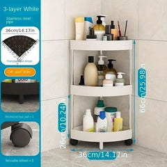 Bathroom Corner Shelves Triangle Storage Rack Standing Corner Storage Rack