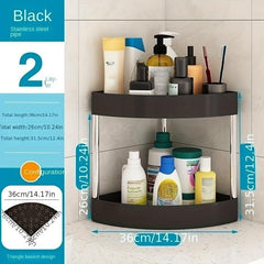 Bathroom Corner Shelves Triangle Storage Rack Standing Corner Storage Rack
