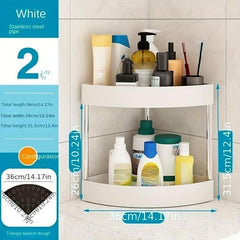 Bathroom Corner Shelves Triangle Storage Rack Standing Corner Storage Rack