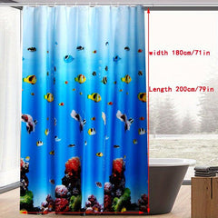 Ocean Shower Curtain Waterproo...