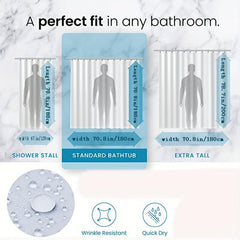 Ocean Shower Curtain Waterproo...