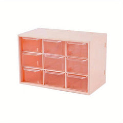 Dust Proof Drawer Type Jewelry Storage Box Six Nine Grid