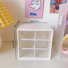 Dust Proof Drawer Type Jewelry Storage Box Six Nine Grid