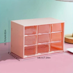 Dust Proof Drawer Type Jewelry Storage Box Six Nine Grid