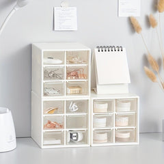 Dust Proof Drawer Type Jewelry Storage Box Six Nine Grid
