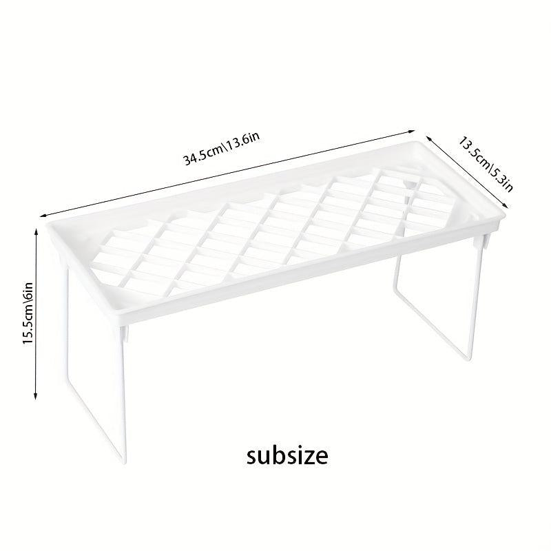 Bathroom Storage Rack Foldable Desktop Toiletries Organizer Tray