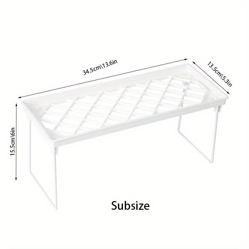 Bathroom Storage Rack Foldable Desktop Toiletries Organizer Tray