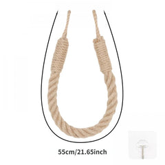 Hemp Rope Paper Towel Holder Cotton Rope Weaving Storage Rack