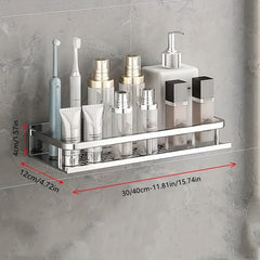Space Aluminum Bathroom Hanging Shelf Shower Caddy