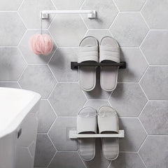 Plastic Punch Towel Rack Wall-mounted Bathroom Holder