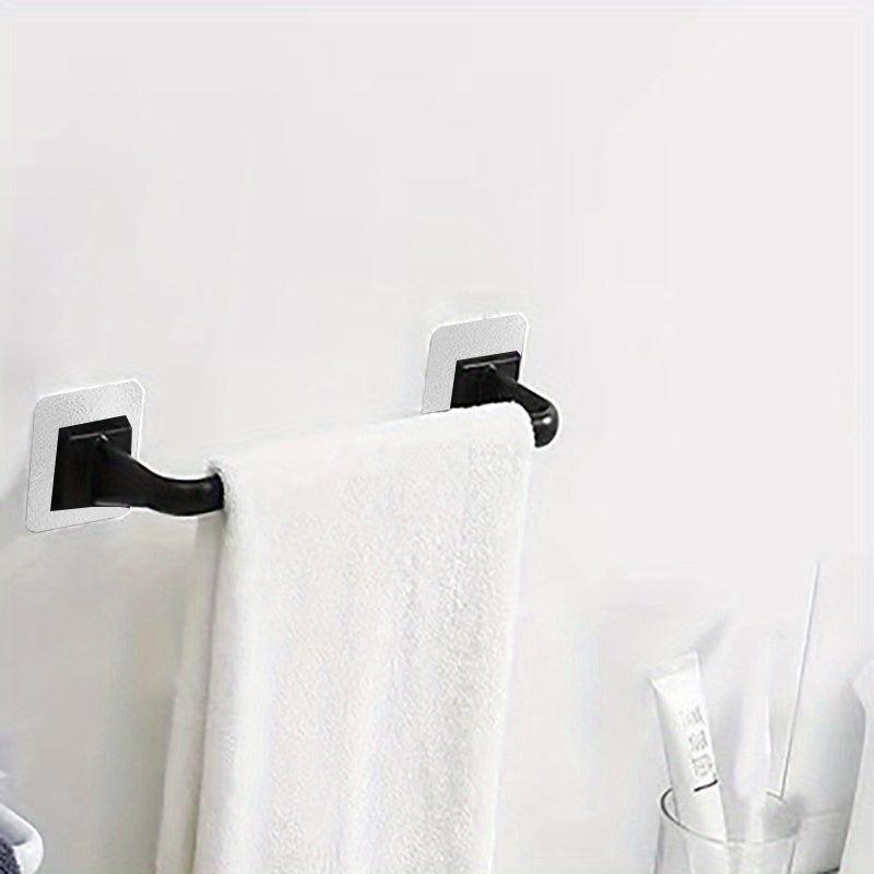 Plastic Punch Towel Rack Wall-mounted Bathroom Holder
