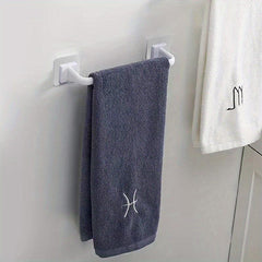 Plastic Punch Towel Rack Wall-mounted Bathroom Holder