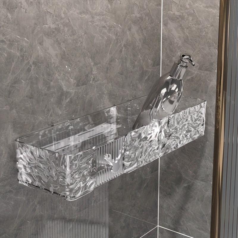Wall Mounted Bathroom Storage Rack Punch Bathroom Hanging Shelf