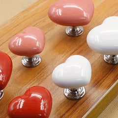 3pcs Heart Shaped Toilet Extension Press Button Accessory