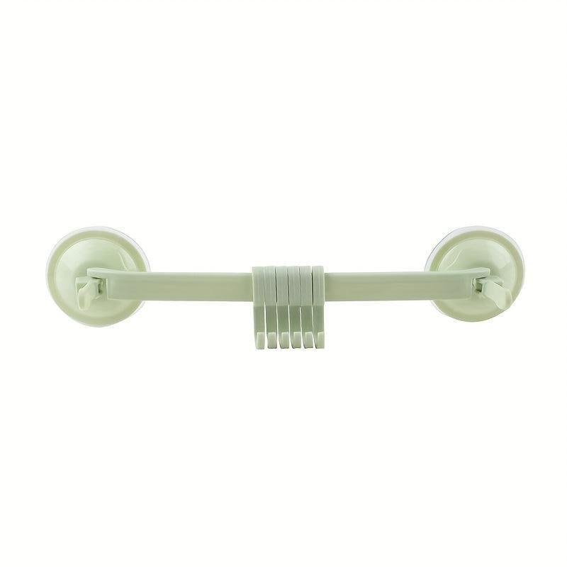 Adjustable Double Suction Cup Coat Hook Rack with 6 Hooks